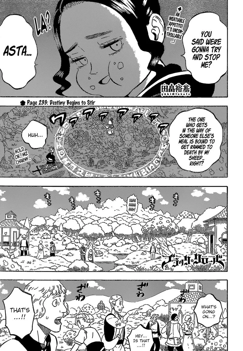Black Clover Chapter 233 page 1