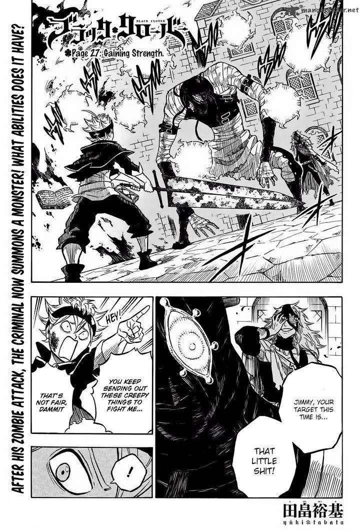Black Clover Chapter 27 page 2