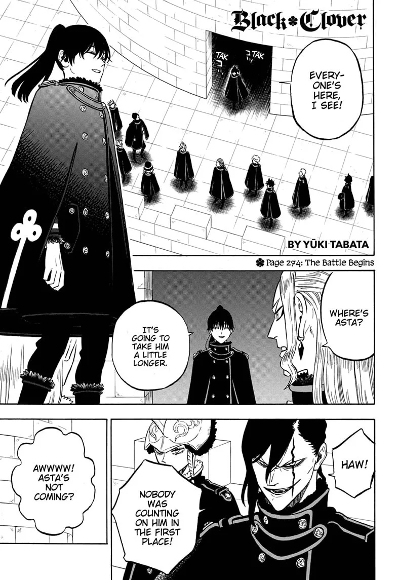 Black Clover Chapter 274 page 1