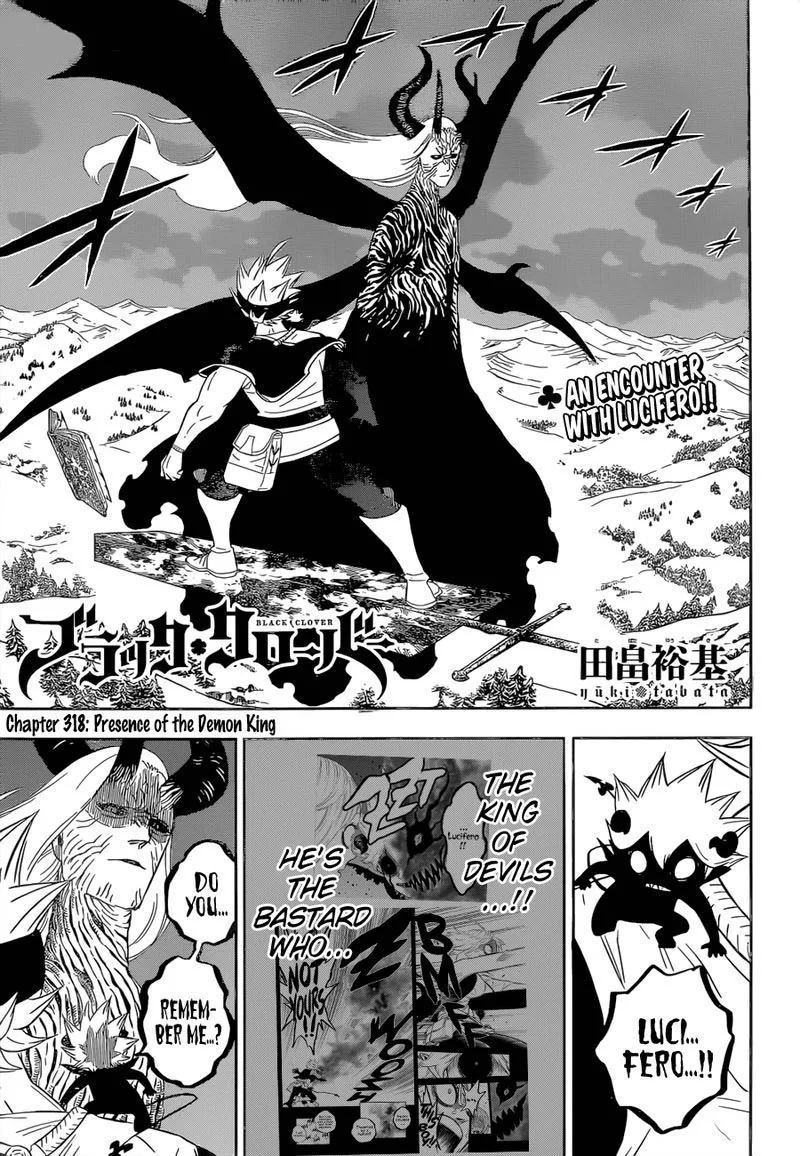 Black Clover Chapter 318 page 1