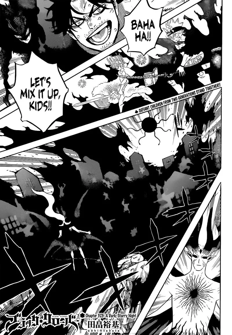 Black Clover Chapter 325 page 1