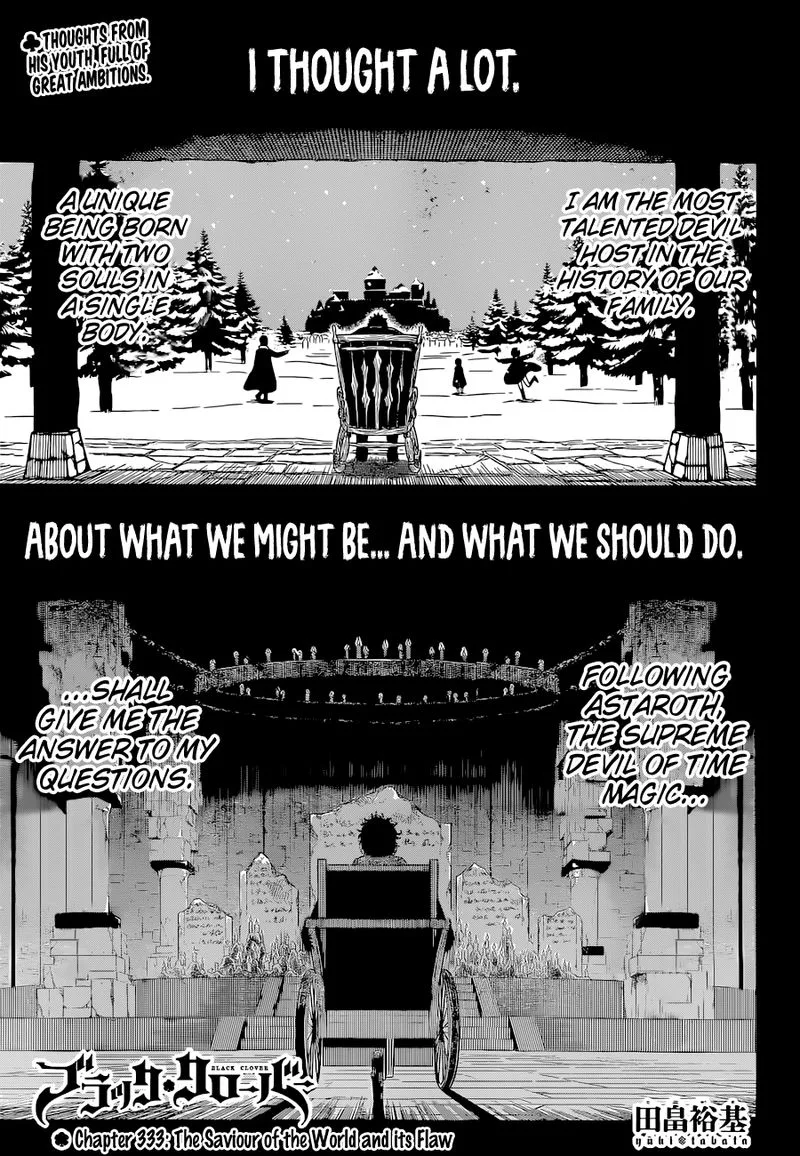 Black Clover Chapter 333 page 1