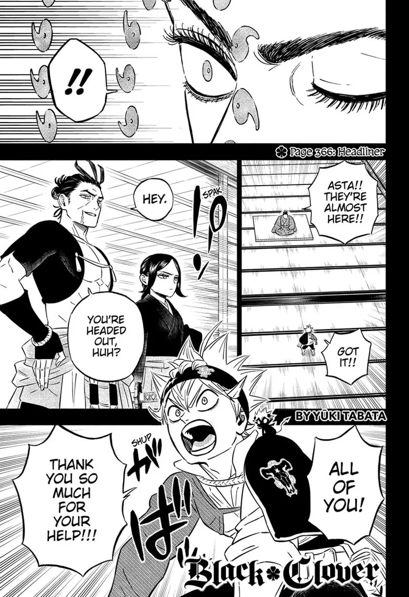 Black Clover Chapter 366 page 1