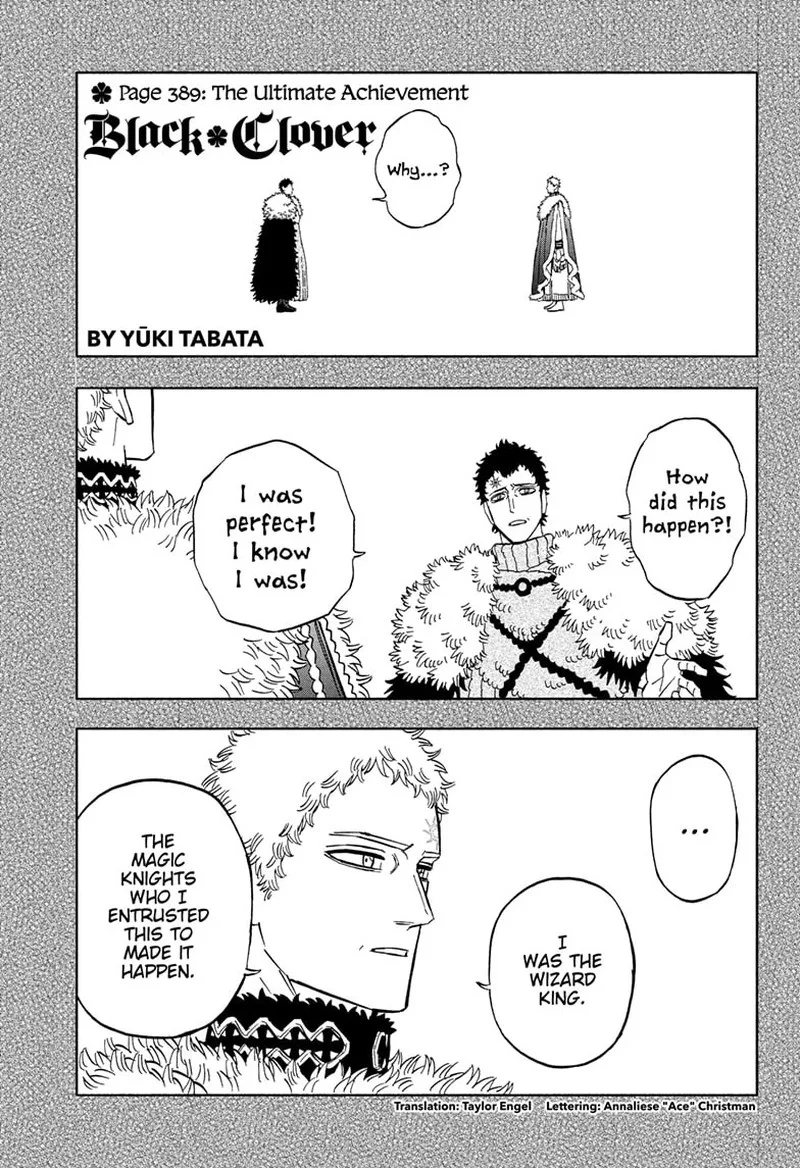 Black Clover Chapter 389 page 1