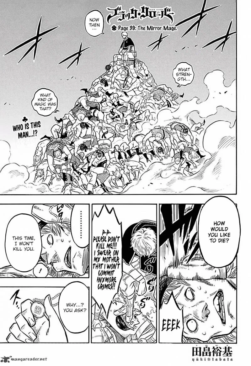 Black Clover Chapter 39 page 1