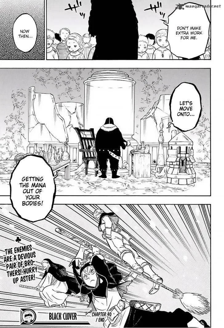 Black Clover Chapter 40 page 18