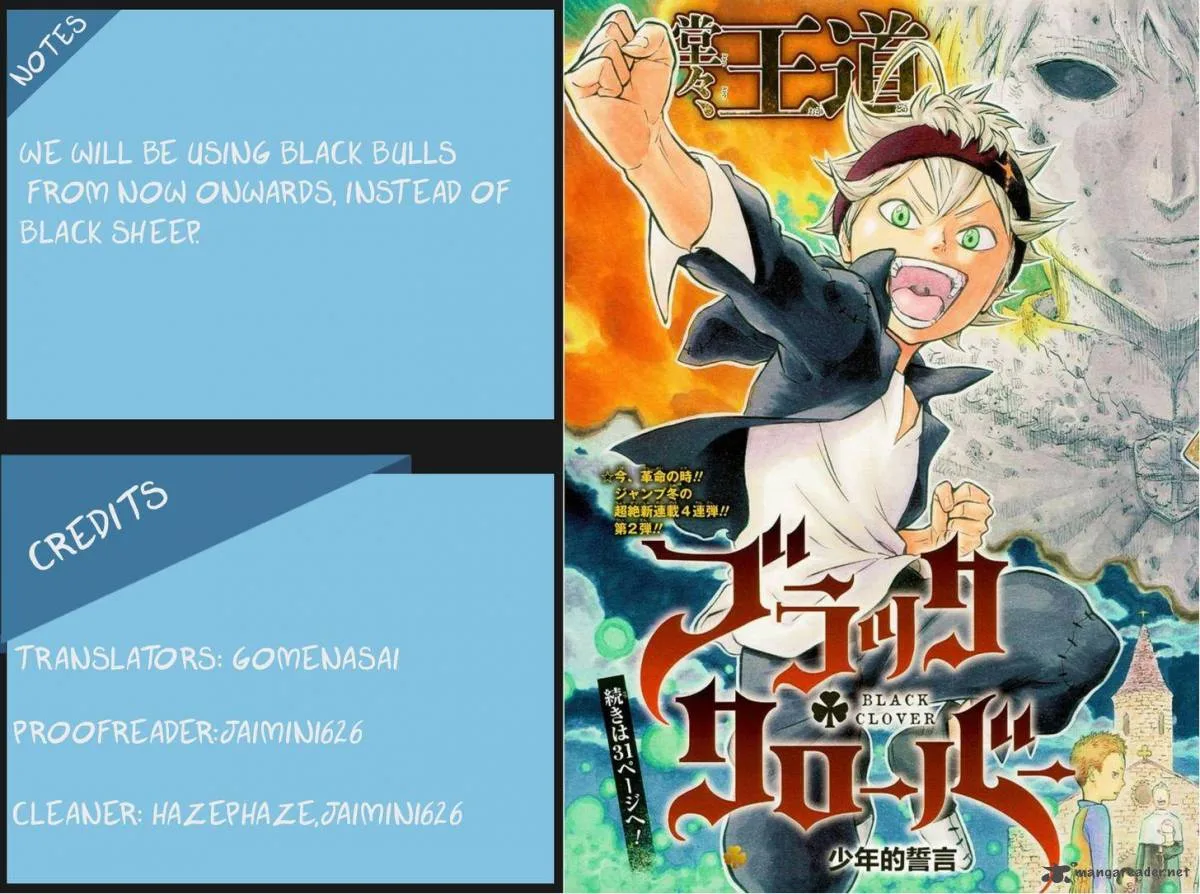 Black Clover Chapter 5 page 1