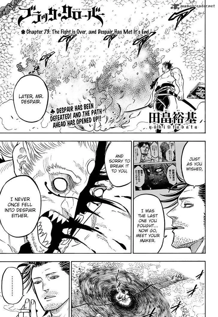 Black Clover Chapter 73 page 2