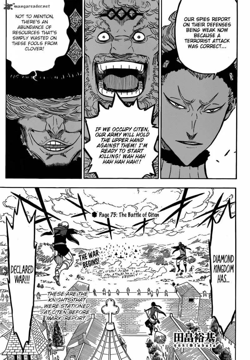 Black Clover Chapter 75 page 1