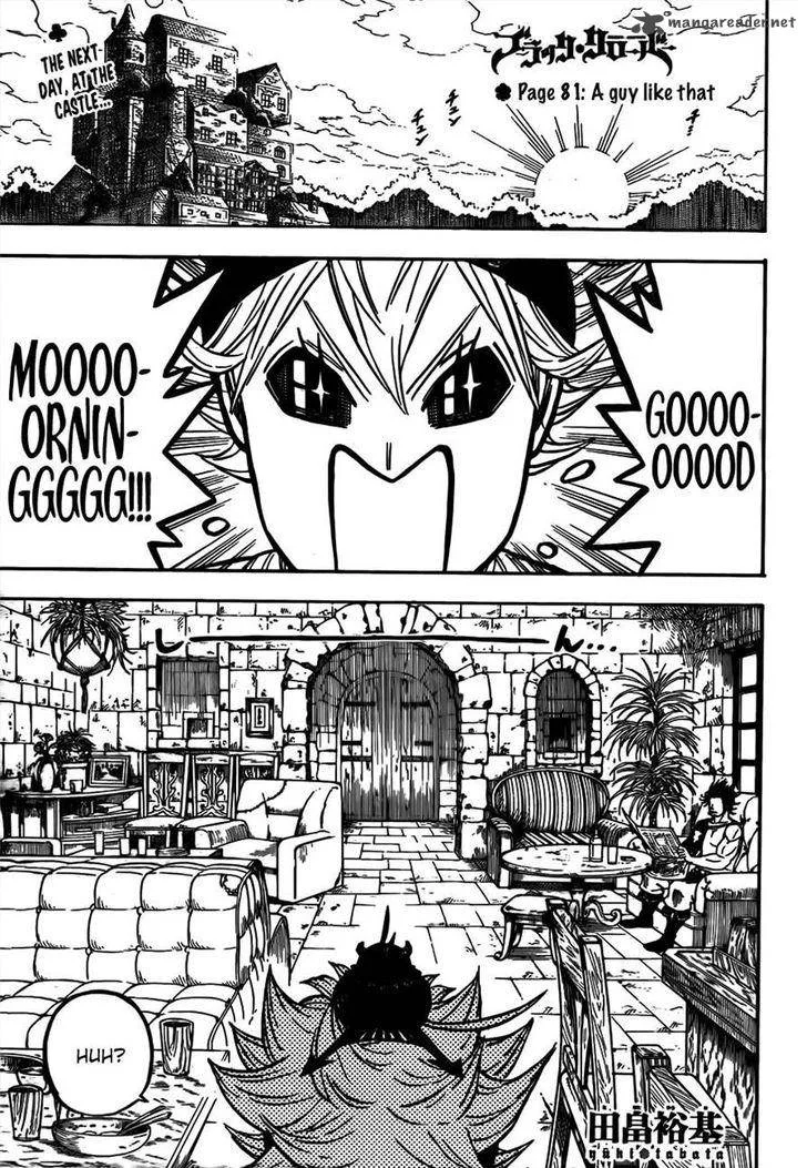 Black Clover Chapter 81 page 1