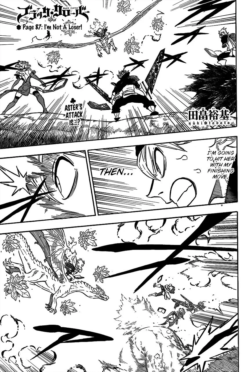 Black Clover Chapter 87 page 1