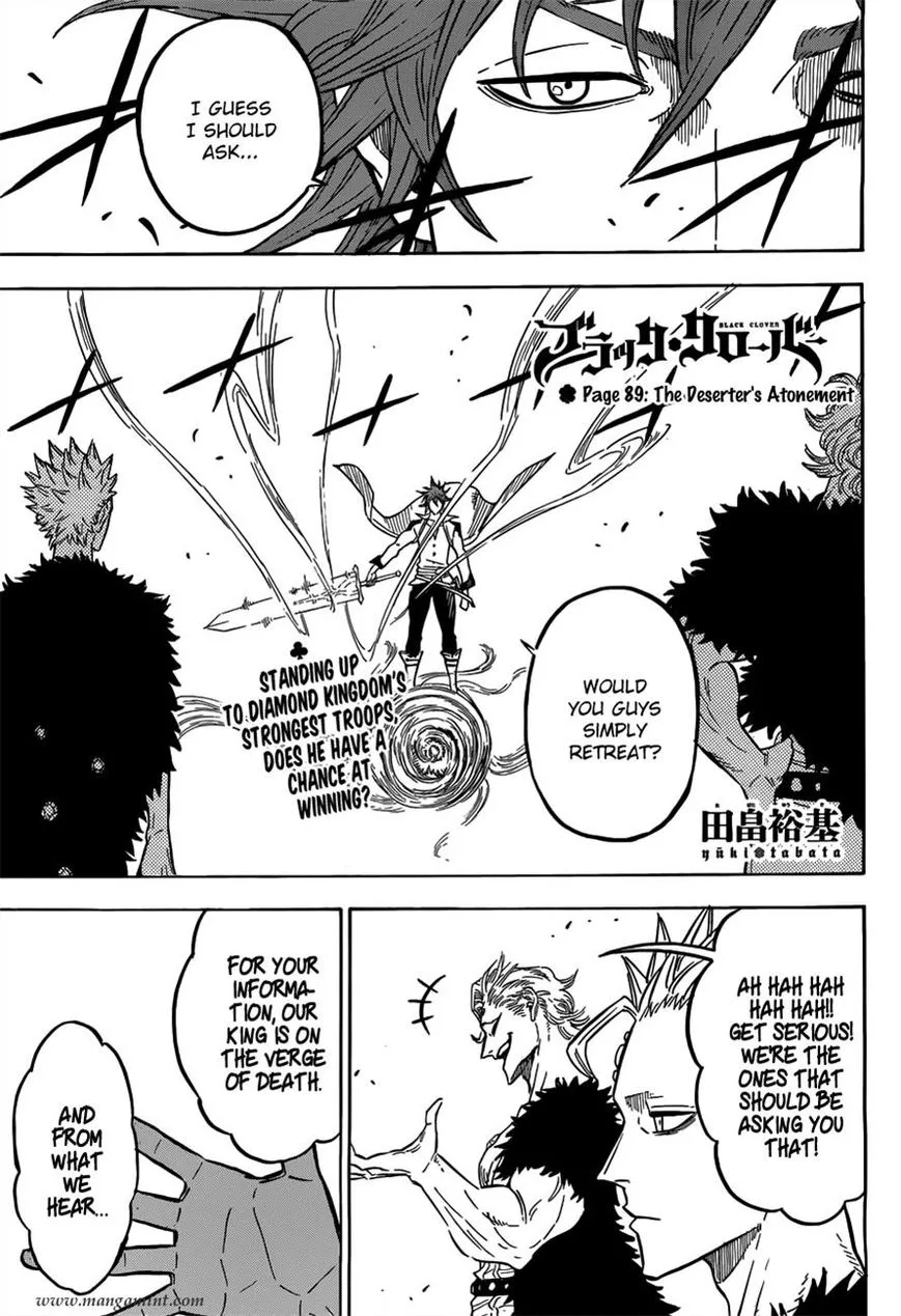 Black Clover Chapter 89 page 1