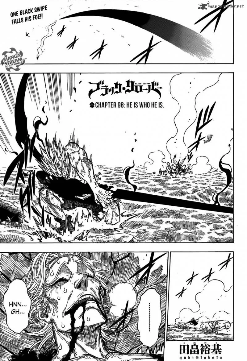 Black Clover Chapter 98 page 1