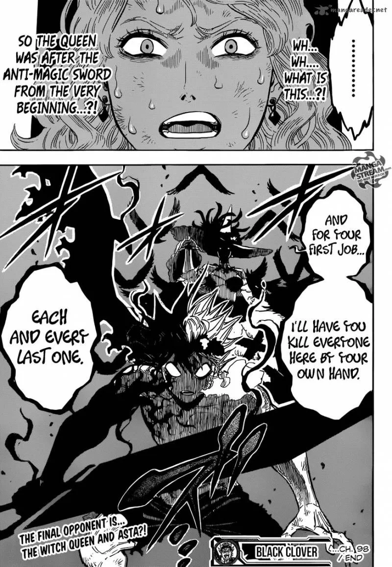Black Clover Chapter 98 page 18