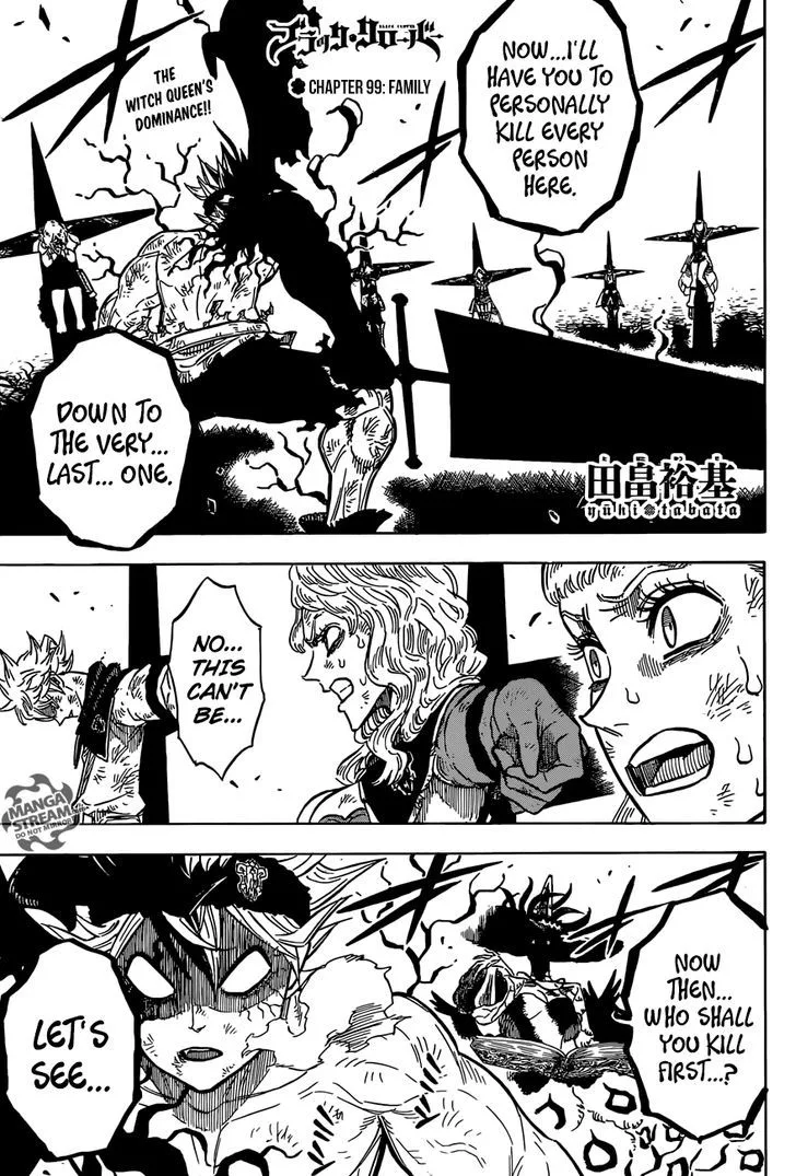Black Clover Chapter 99 page 1