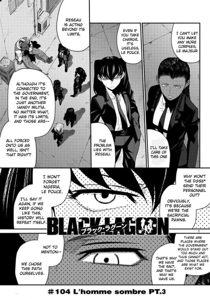 Black Lagoon Chapter 104 page 1