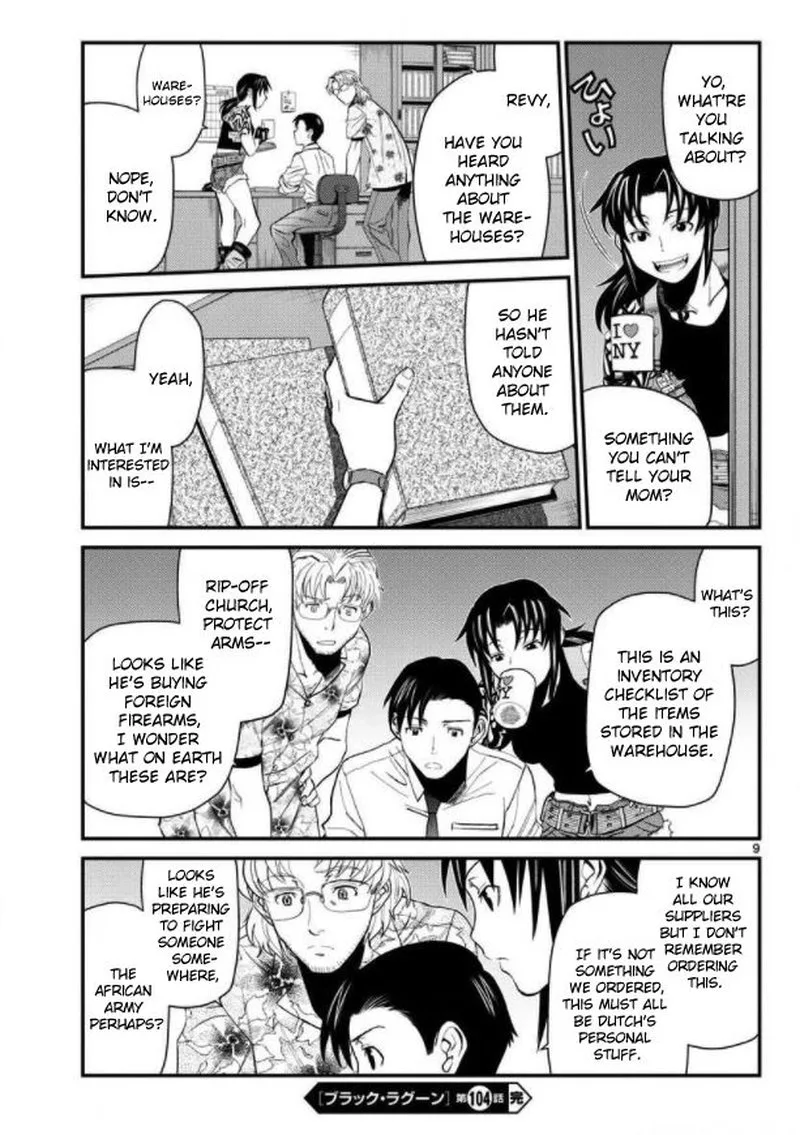Black Lagoon Chapter 104 page 9