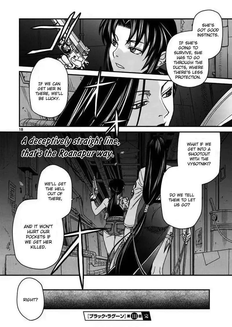 Black Lagoon Chapter 111 page 18