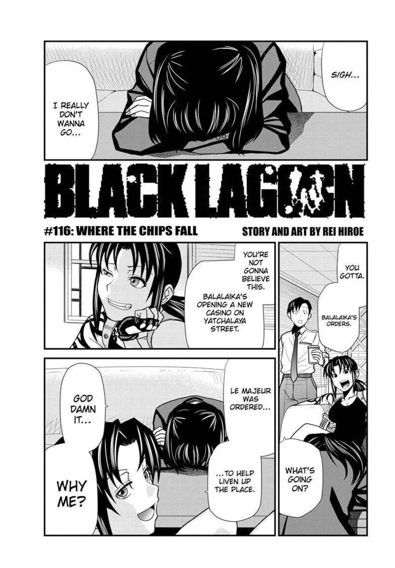 Black Lagoon Chapter 116 page 1