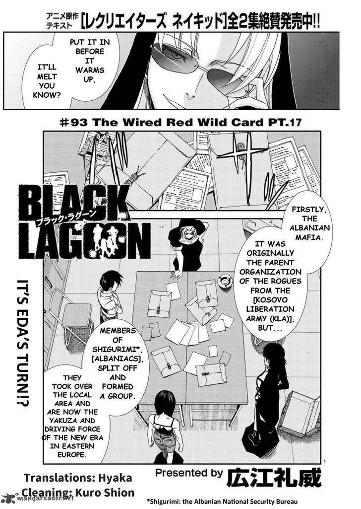 Black Lagoon Chapter 93 page 1