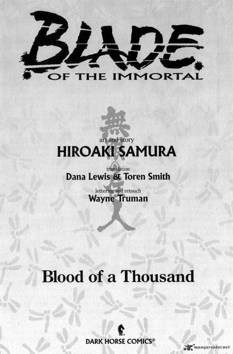 Blade of the Immortal Chapter 1 page 5