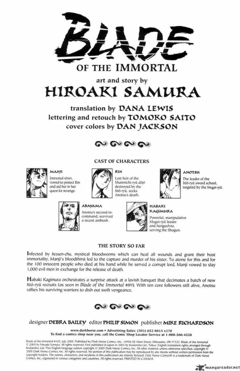 Blade of the Immortal Chapter 103 page 2
