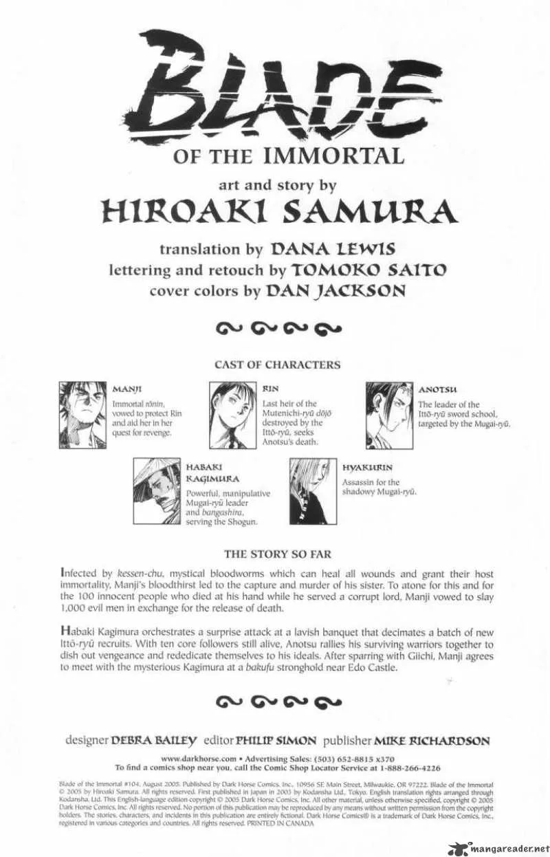 Blade of the Immortal Chapter 104 page 2