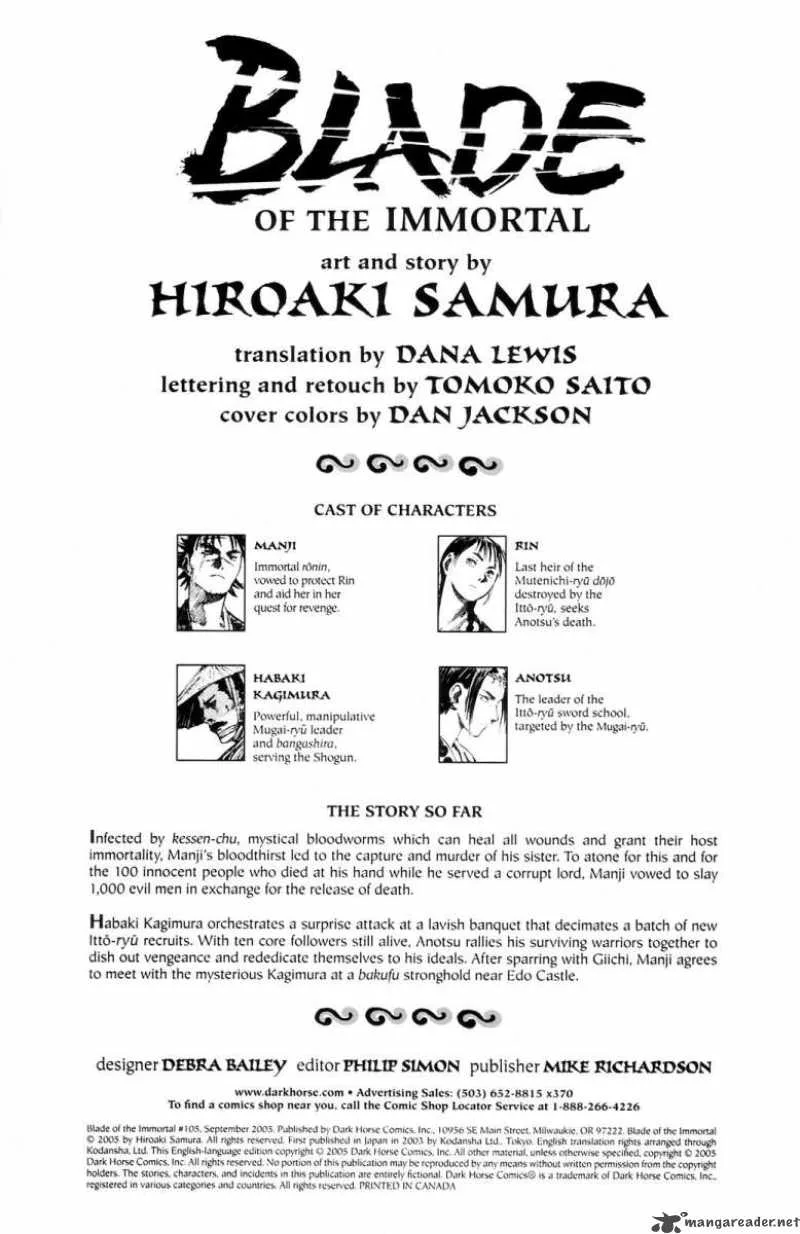 Blade of the Immortal Chapter 105 page 2