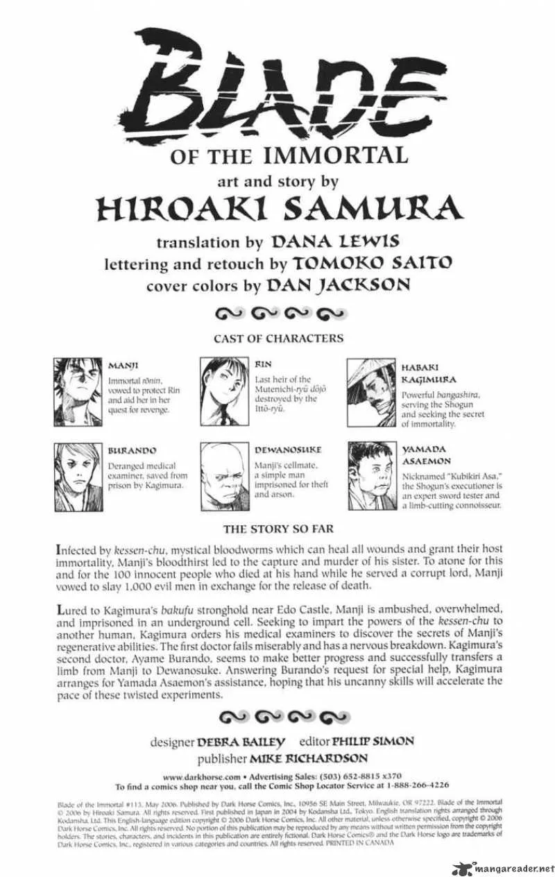 Blade of the Immortal Chapter 113 page 2