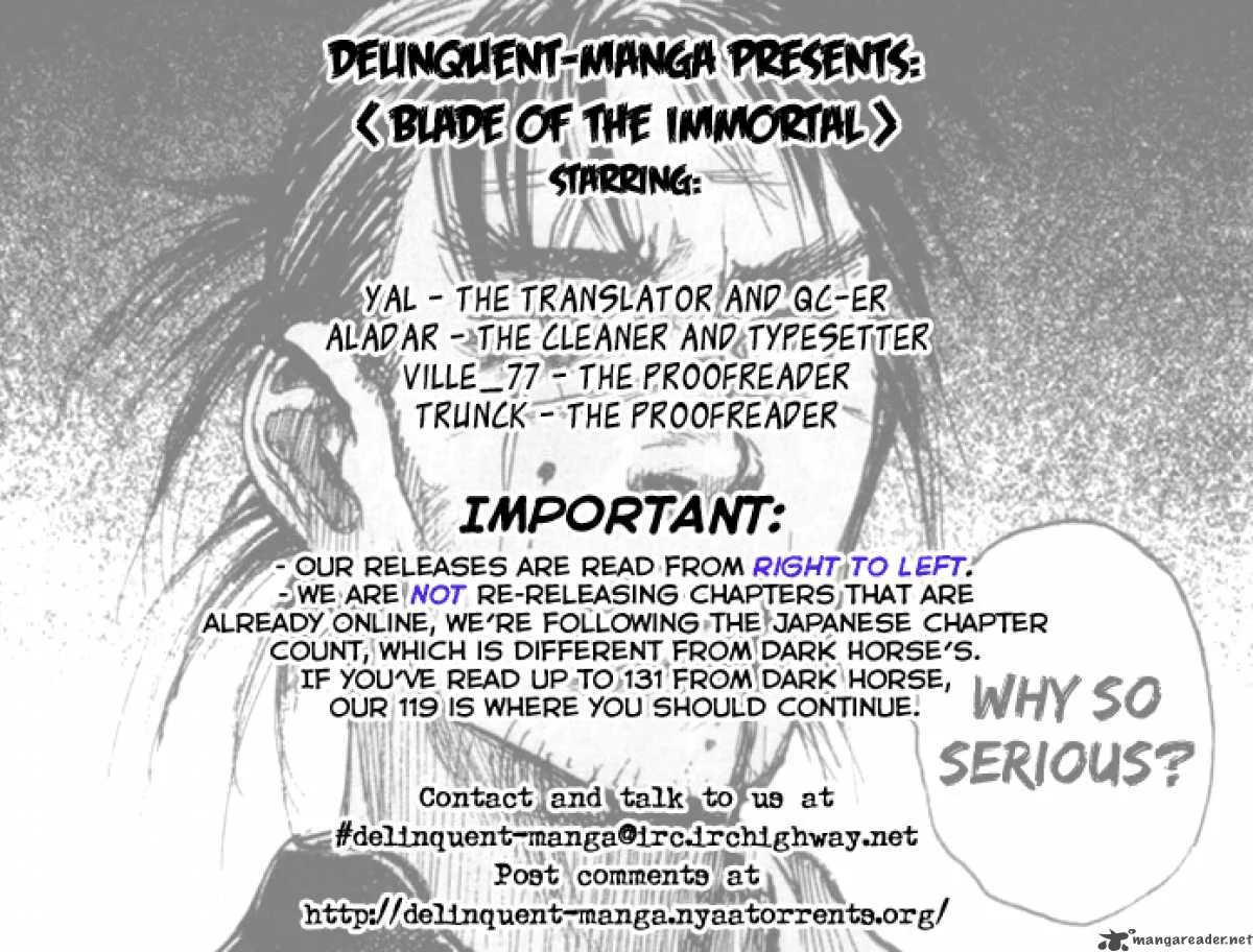 Blade of the Immortal Chapter 125 page 1
