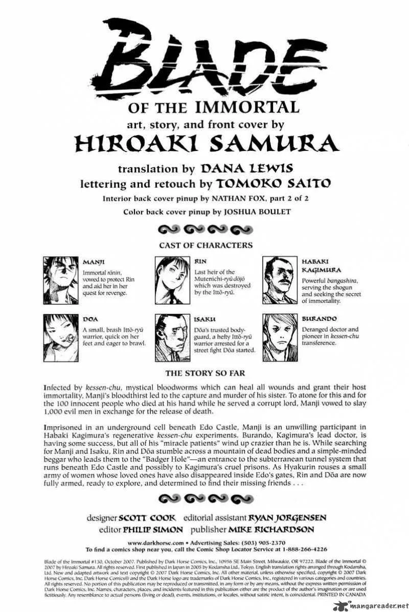 Blade of the Immortal Chapter 130 page 2