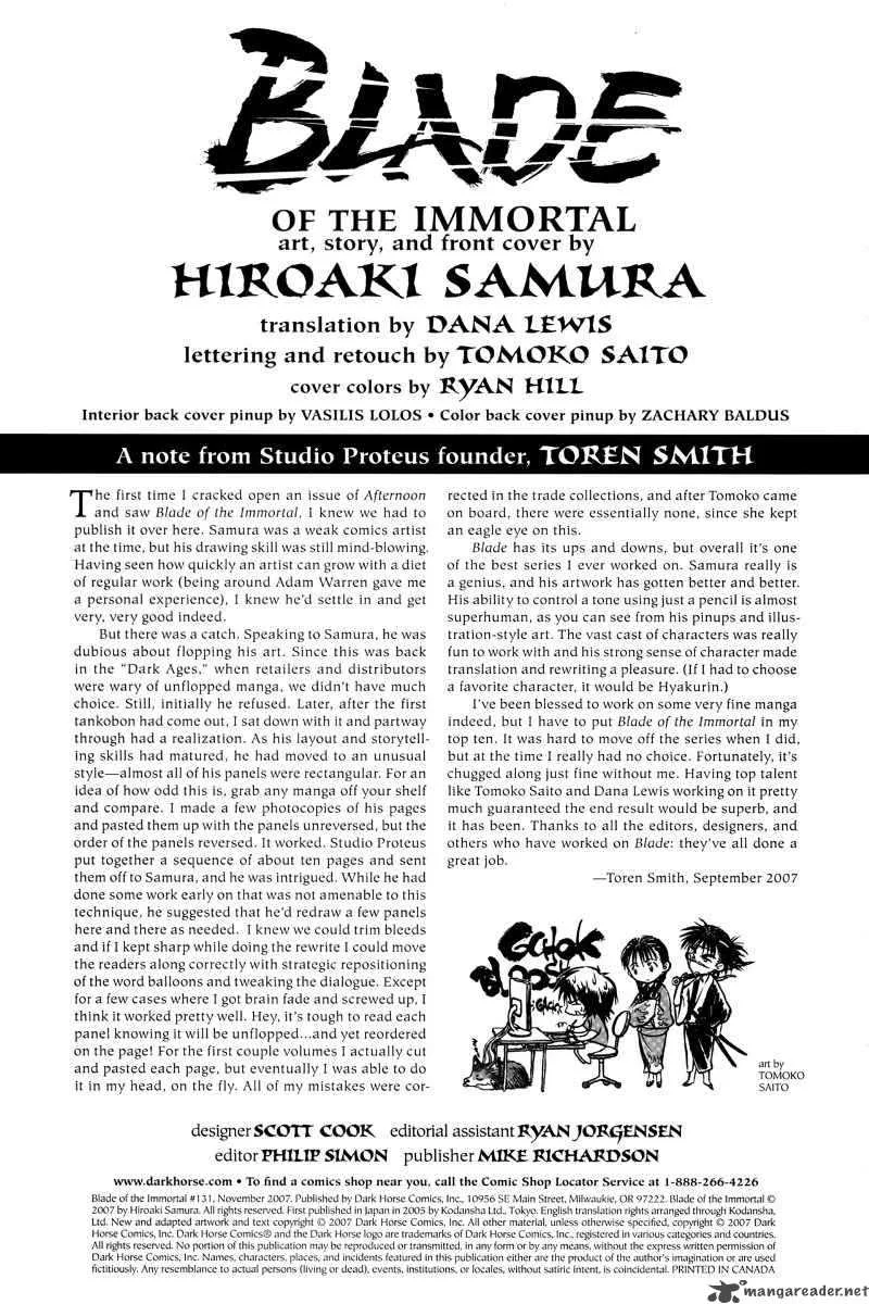 Blade of the Immortal Chapter 131 page 2