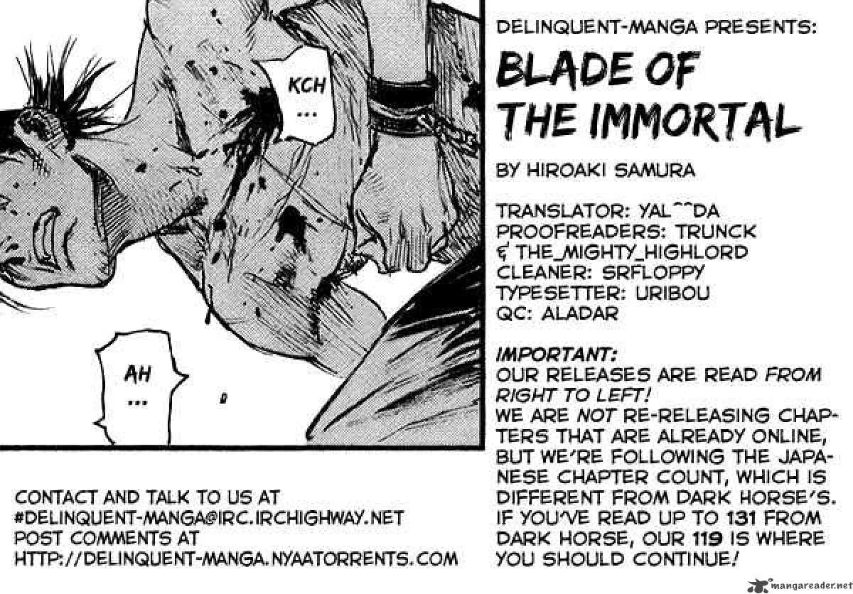 Blade of the Immortal Chapter 140 page 1
