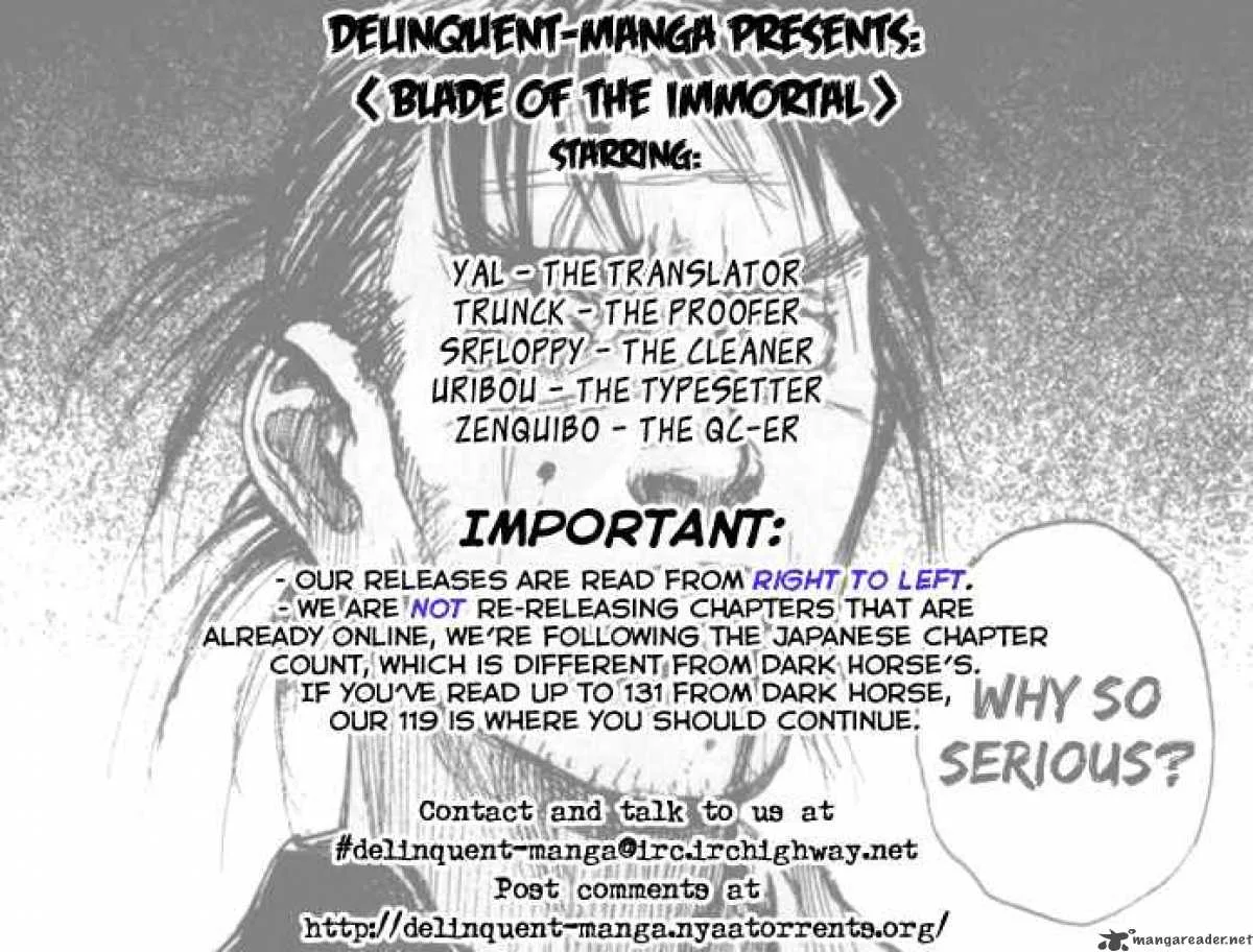 Blade of the Immortal Chapter 141 page 1