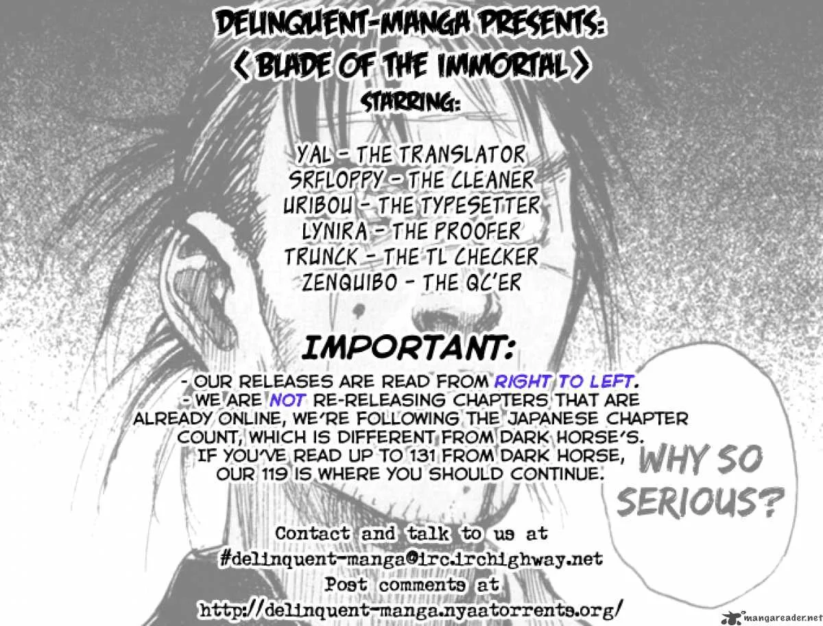 Blade of the Immortal Chapter 144 page 1