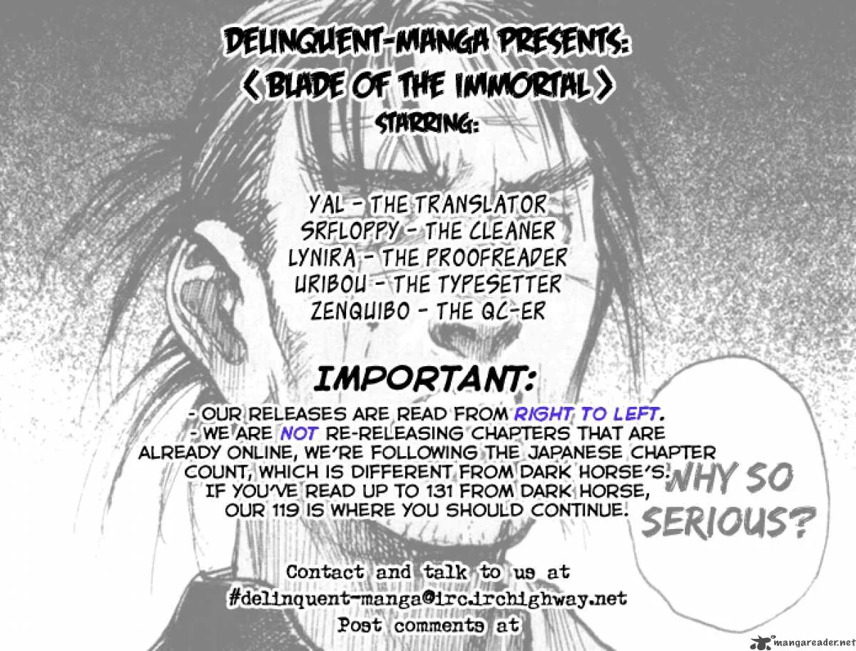 Blade of the Immortal Chapter 148 page 1