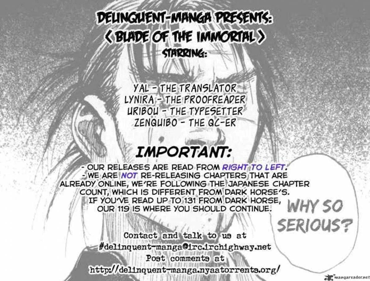 Blade of the Immortal Chapter 149 page 1