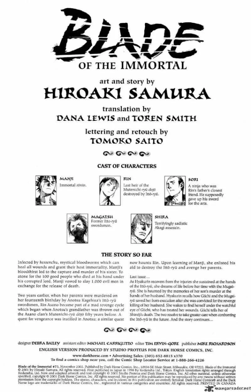 Blade of the Immortal Chapter 73 page 3