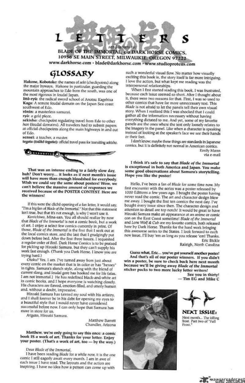 Blade of the Immortal Chapter 73 page 33