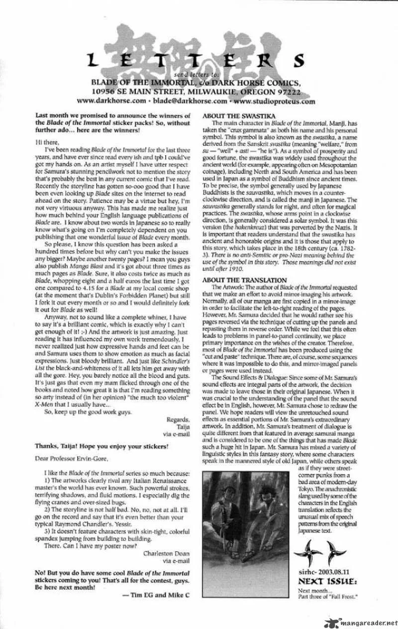 Blade of the Immortal Chapter 74 page 34