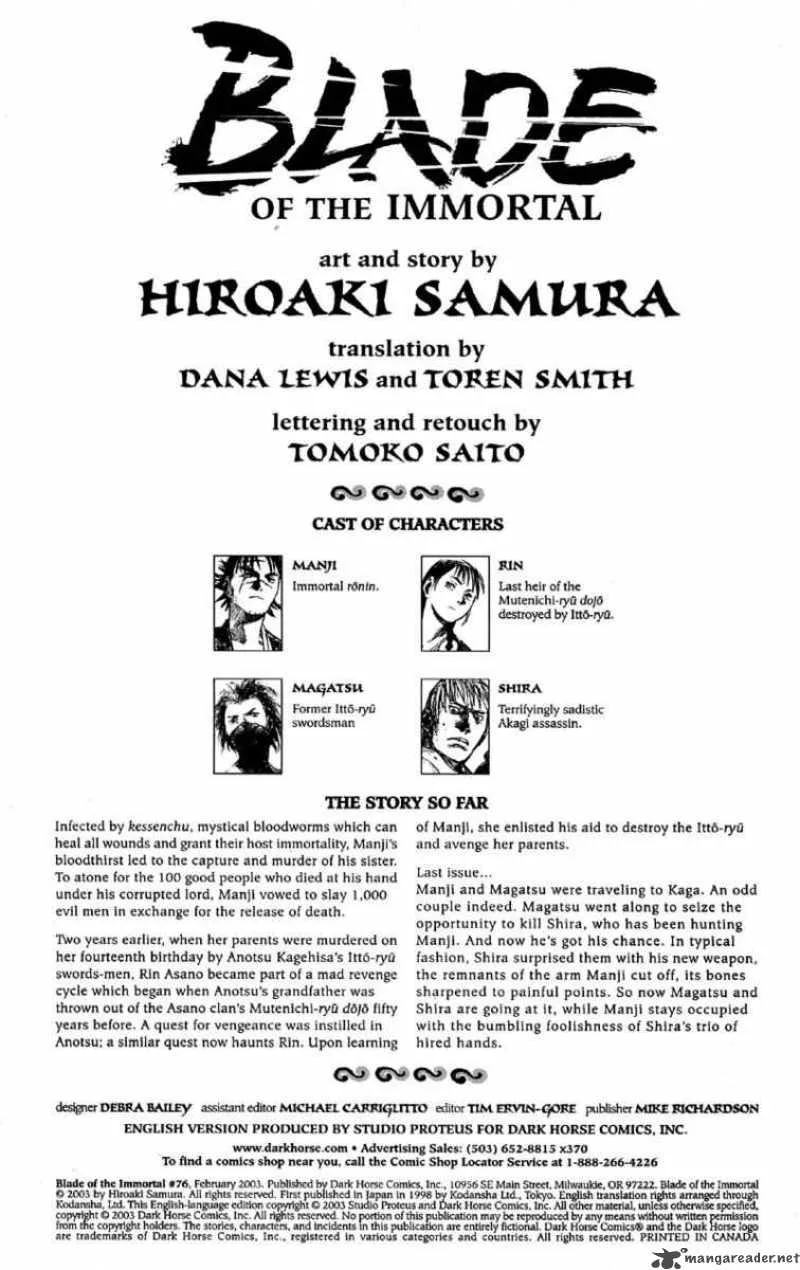Blade of the Immortal Chapter 76 page 3