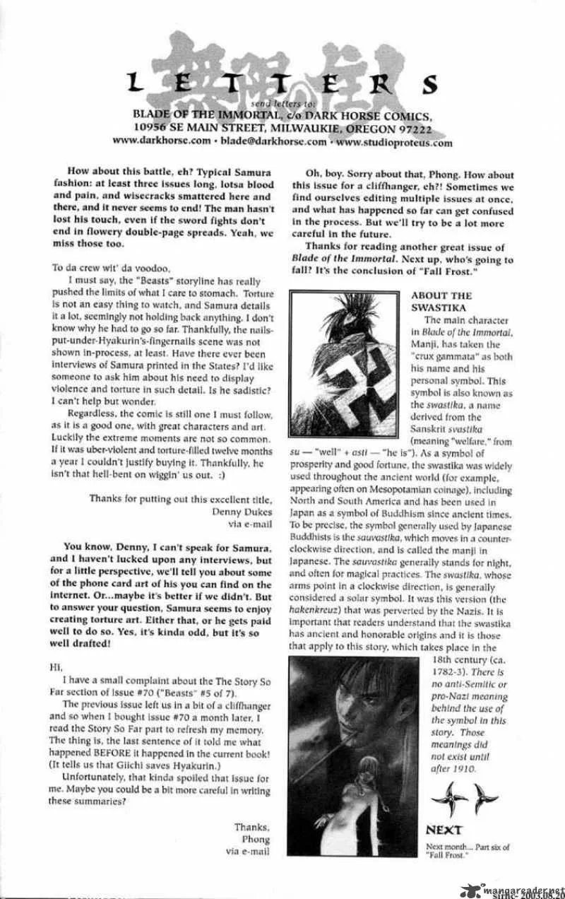 Blade of the Immortal Chapter 77 page 34