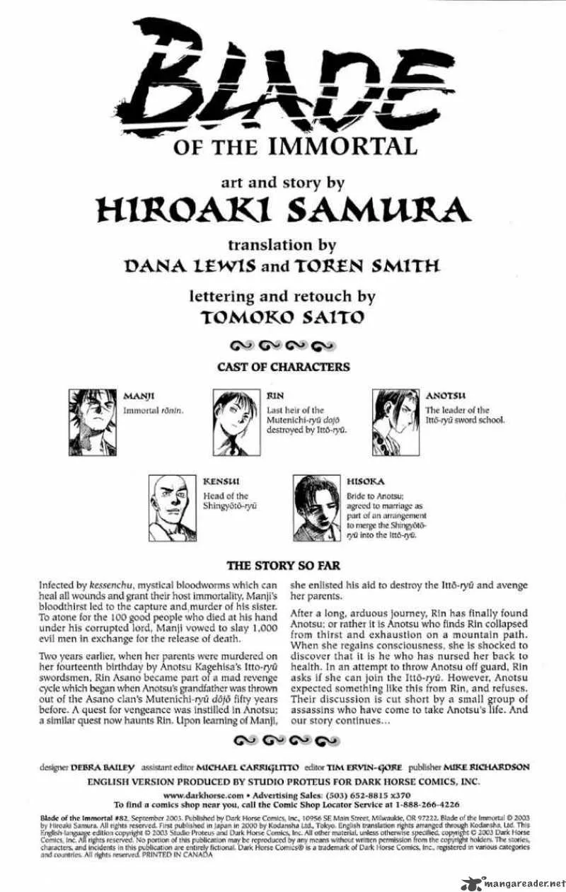 Blade of the Immortal Chapter 82 page 2