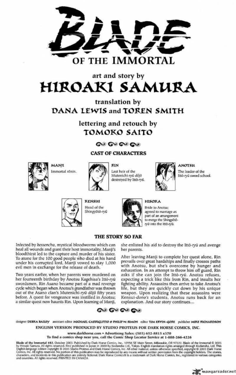 Blade of the Immortal Chapter 83 page 2