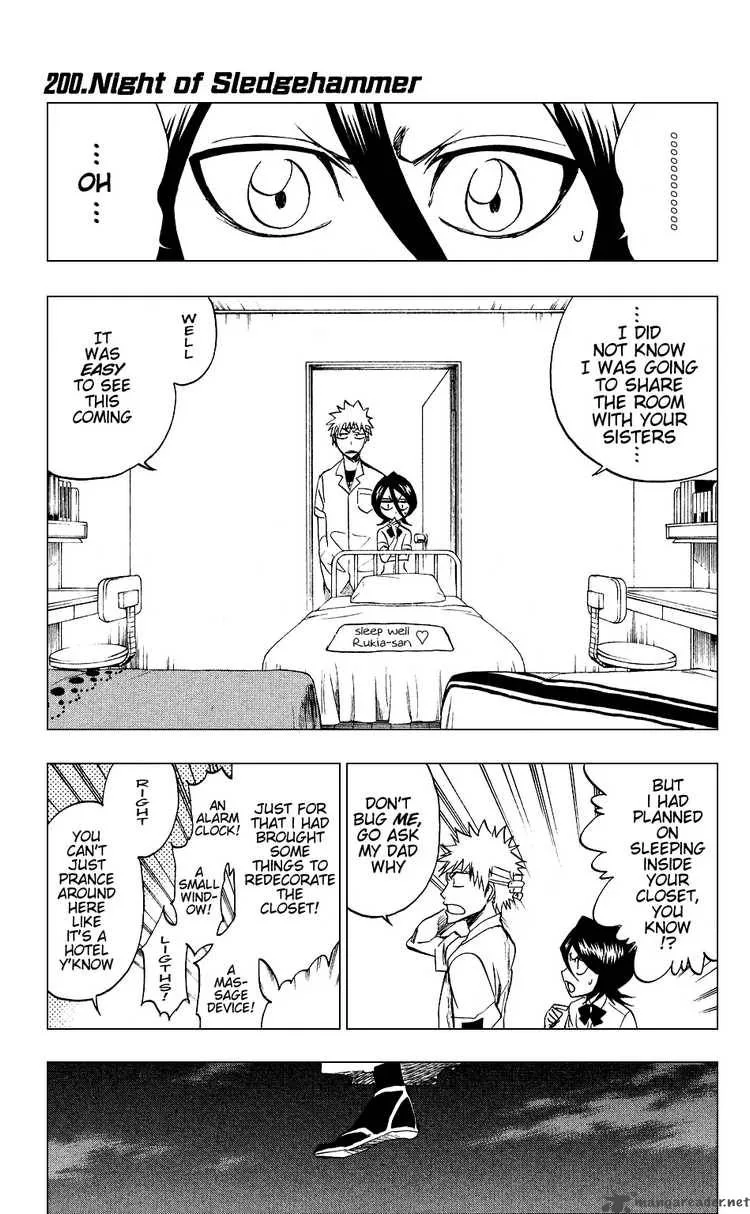 Bleach Chapter 200 page 1