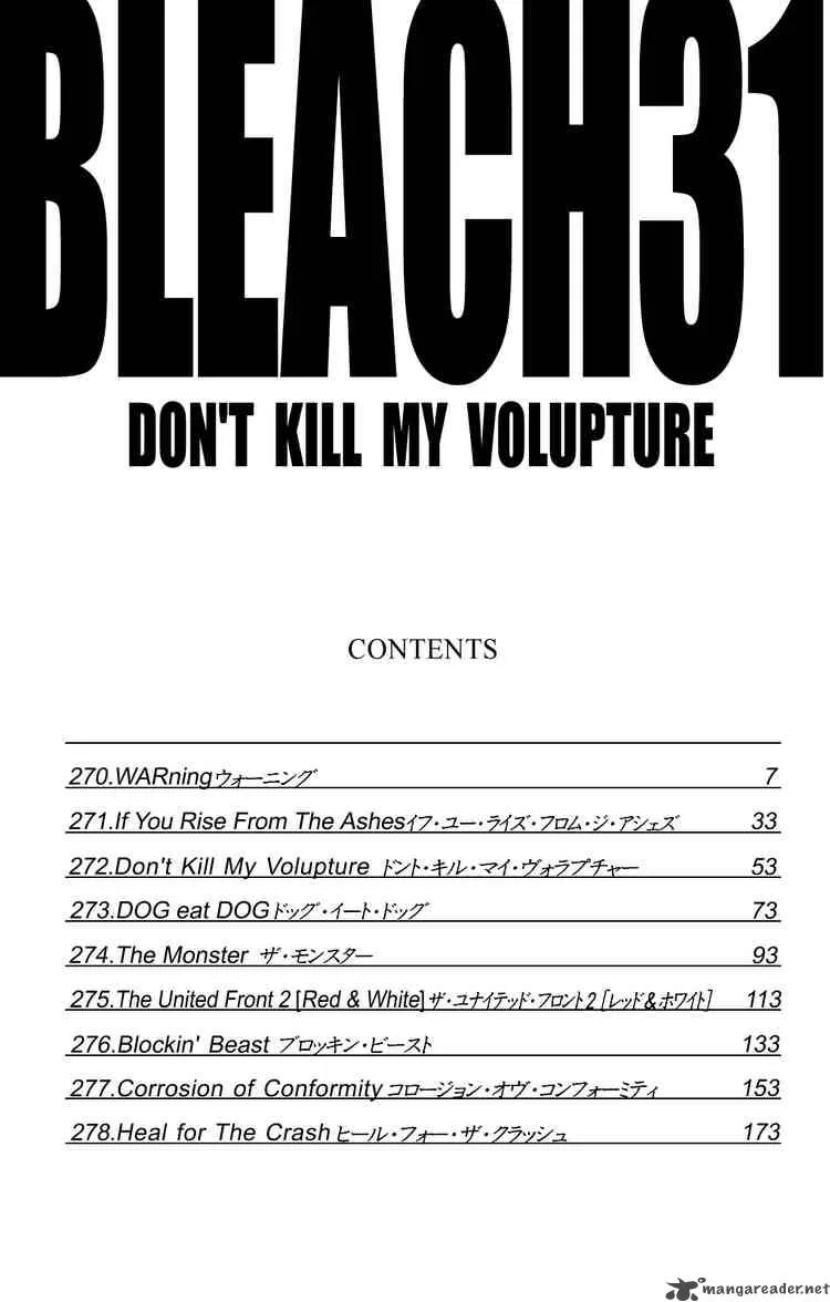 Bleach Chapter 270 page 5