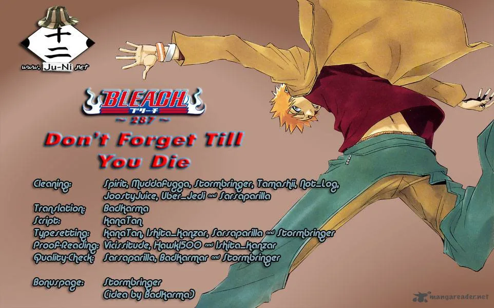 Bleach Chapter 287 page 1