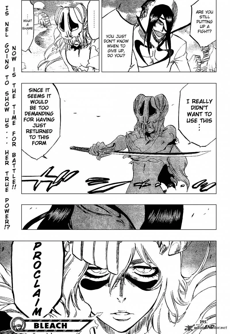 Bleach Chapter 295 page 19
