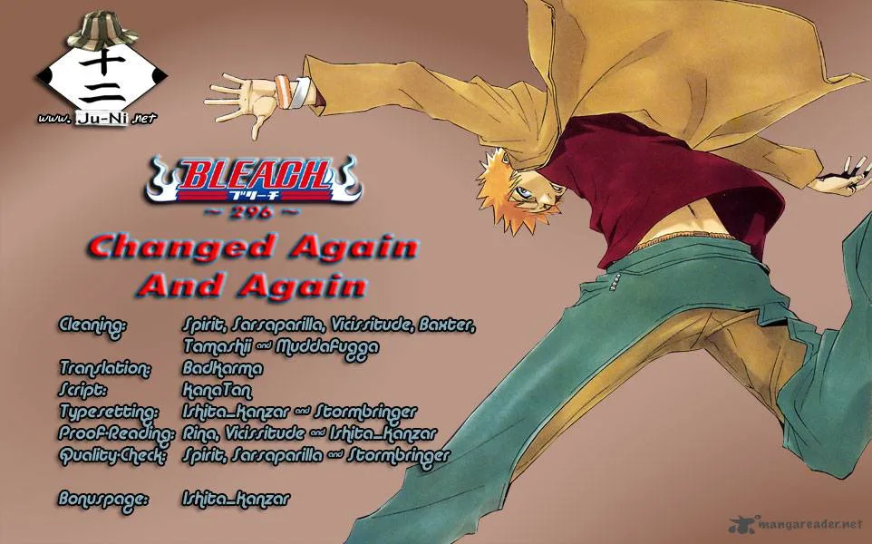 Bleach Chapter 296 page 1
