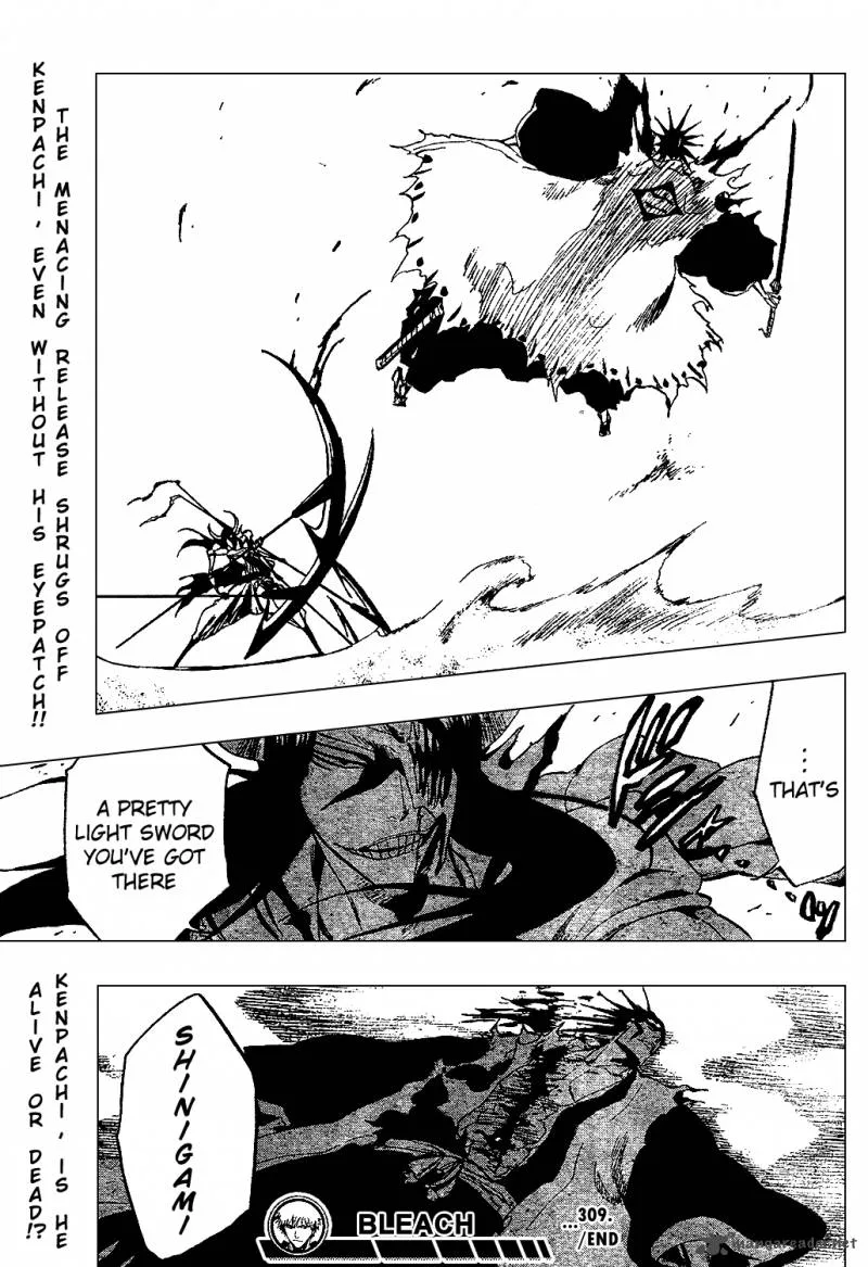 Bleach Chapter 309 page 21